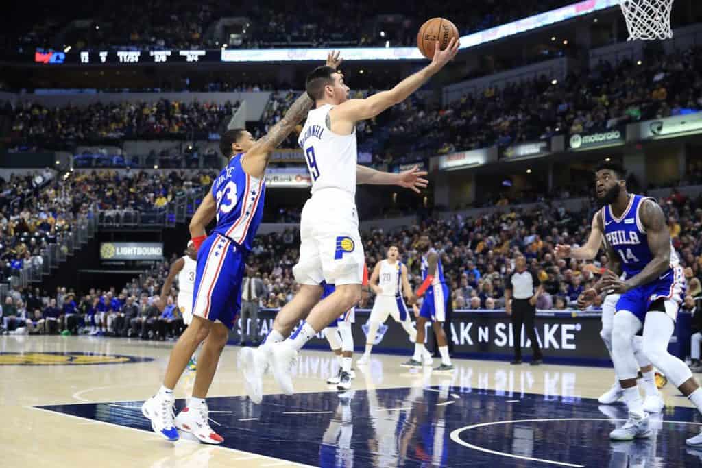 Indiana Pacers contra Filadelfia 76ers