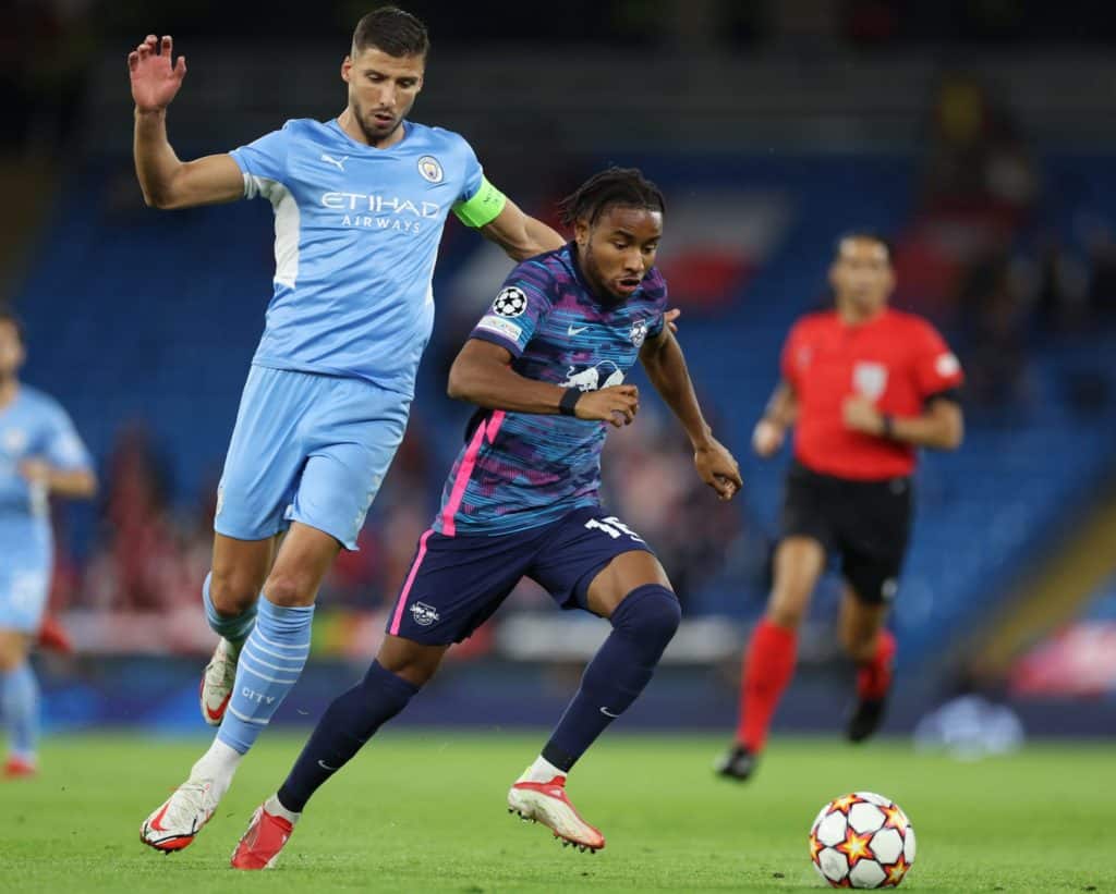 Manchester City contra RB Leipzig