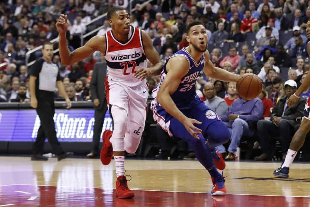 76ers de Filadelfia contra Wizards de Washington