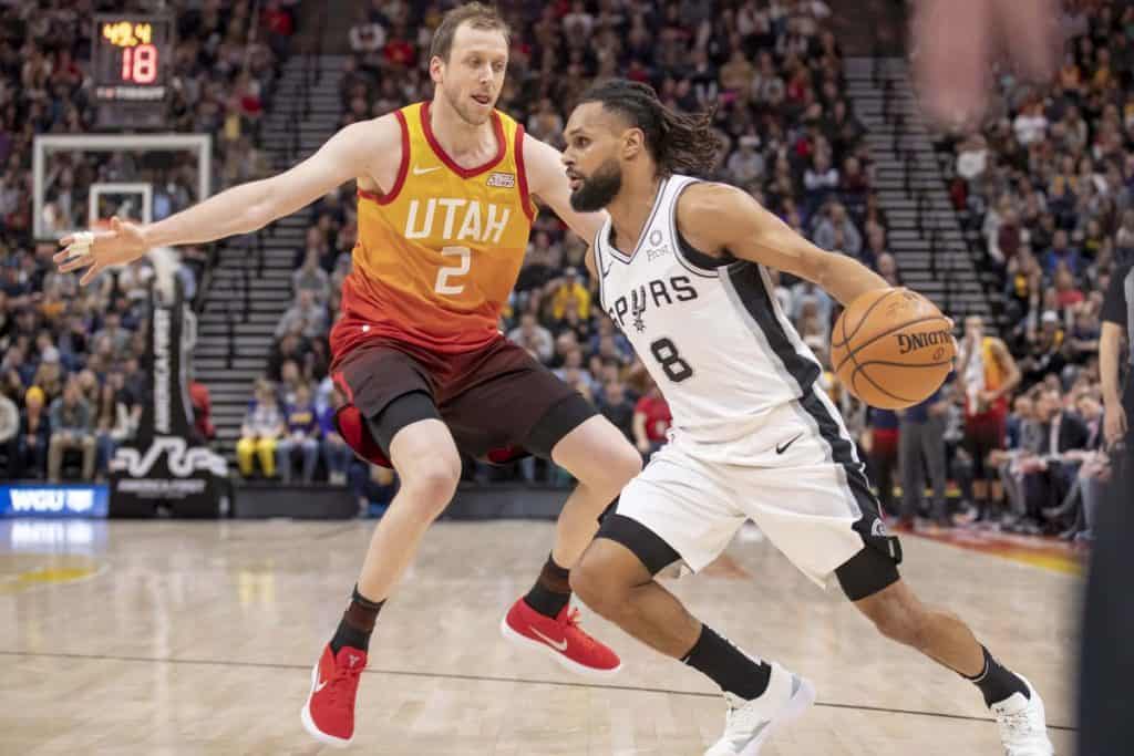 San Antonio Spurs contra Utah Jazz