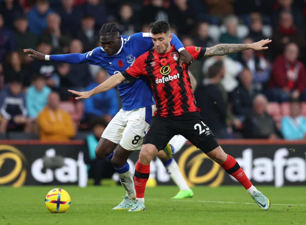 Everton contra Bournemouth