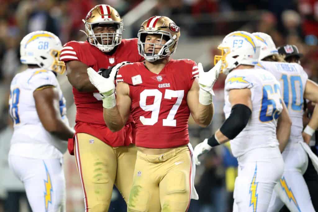 49ers contra cargadores